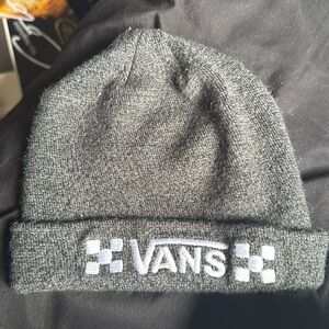 Small gray vans beanie